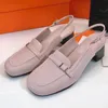 Printemps été nouvelle arrivée femmes bout carré plat demi pantoufles piste classique concepteur dames sans lacet vêtements d'extérieur plat casual Nature cuir Mules femme