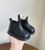 Bottes taille 15-25 filles hiver court bébé chaussures de marche en peluche enfants