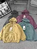 Erkek Hoodies Sweatshirts Kahacart Balmumu boyalı yıkanabilir vintage fermuar ceket Amerikalı gevşek erkekler kapüşonlu sonbahar