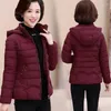 Casacos de Trench das Mulheres Jaqueta de Inverno Mulheres Espessamento Algodão Acolchoado Casaco Feminino Estilo Casual Moda Com Capuz Puffer Soft Wear Parkas Sobretudo