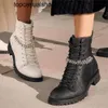 JC Jimmynessity Choo Boots Combat en cuir embelli Cruz Crystal Chaussures Black Femme Grandy Femmes Ankle Brand Knight Motorcycle courte