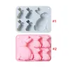 Easter rabbit silicone mold holiday cake baking tray ice baking DIY complementary food making mold P237