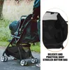 Stroller -onderdelen onderste basket auto beker houder organisator zakje wagon tas frame opslag voor luier