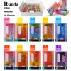 2 мл Runtz Перезаряжаемая одноразовая ручка 10 вкуса Runty 400mah Одноразовая ручка Vape Пустое вейпинг устройства