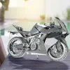 Craft Tools Piececool 3D Metal Puzzles Silver Motorcycle Assembly Model Toys Jigsaw DIY for Adult YQ240119