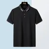 Polo da uomo Moda Polo da uomo per il 2024 Estate maniche corte Harajuku Corea Solido Nero Bianco Top Tees Maglietta casual Abbigliamento Oversize