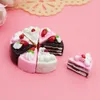 Kitchens Play Food 10PCS Flat Back DIY Miniature Artificial Fake Food Cake Resin Cabochon Decorative Craft Play Doll House Toyvaiduryb