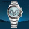 Top Rolaxs Watch Clean Factory Dayton 4130 Mouvement à quartz Saphir Mouvement suisse pour montres pour hommes Poignet mécanique Boucle pliante de 40 mm Lunette en céramique