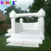 Maison de rebond gonflable blanc de jeu en gros avec un saut de château de château de château pour les mariages décorations