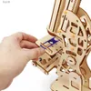 Arts et artisanat Kits de puzzle de microscope en bois 3D modèles pour laboratoire scientifique pour enfants constructeur d'expériences de biologie assemblage de bricolage pour construire 10x amplifier YQ240119