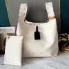 10a Atlantis Grochet Panier de seau Femmes Sacs d'achat décontractés Sac fourre-tout brun vieux fleur vintage Bodage à main épaule