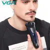 Rasoirs électriques VGR rasoir électrique rasoir professionnel tondeuse à barbe étanche rotatif 3D rasage flottant Rechargeable électrique pour hommes V-306 Q240119