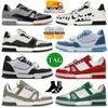 Top Virgil Trainer Casual Shoes Embossed Calfskin Overlays Abloh Denim Black Red Brown White Canvas DHgate Sports Sneakers Low Tennis Leather