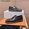 Berluti Leren herenschoenen Jurkschoen Bruti Heren High-end kwaliteit Koe Business Casual Stap op Lazy Rj