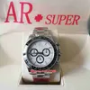 ARsuper+ 126500 orologio da uomo Dandong 4131 movimento 40mmx12.2mm Cosmograph 904L riserva di carica di 72 ore panda zaffiro impermeabile orologi da polso meccanici automatici da uomo