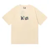 Fashion casual men's Kith classic Designer luxury brand Keith birchapple flower serif high quality double cotton short sleeve T-shirt for men and women