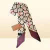 Designer lenço moda bandana marcas de luxo com letras de caixa g mulheres seda scraves de alta qualidade lenços magros faixas de cabelo 85x6cm fdhf4111518