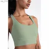 Yoga Outfit Vnazvnasi 2023 New Fabric Nylon Breathable Women Yoga Tops Bra Solid Color And Sexy Sports Wear Outdoor Exercise ClothesH24119