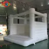 13x13ft 4x4m outdoor activities and games Inflatable Wedding Bouncer White Bounce House Jumping Bouncy Castle