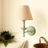 Wall Lamp Simple European Style French Pastoral American Country Mediterranean Mixed Bedside Background