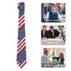 Bow Ties USA Flag Tie Stripe Print Custom Neck Classic Elegant Collar For Adult Leisure Necktie Accessories