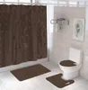 Cortina de chuveiro estampada de designer de qualidade edição doméstica macia à prova d'água cortina de chuveiro capa de banheiro suprimentos de banho