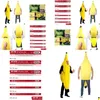 موضوع الزي adt uni مضحكة الموز بدلة أصفر الضوء الهالوين الفاكهة الفاكهة المهرجان فستان الرقص فستان 230310 إسقاط تسليم DHS9B
