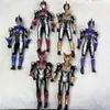 Other Toys 16cm Anime Ultraman Action Figure Ultraman R/B Water Fire Wind And Earth Element Form Figurine PVC Model Toys GiftsL231223