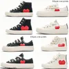 Plays 70s Kids Sneakers Canvas Star Heart Eye All Toddler Shoes 70 High Low Chucks Meninos Meninas Sapato Designer Criança Crianças Juventude Casual Flat Trainers Preto Branco