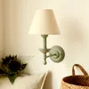 Wall Lamp Simple European Style French Pastoral American Country Mediterranean Mixed Bedside Background