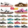 Adidas Samba Wales Bonner Sambas Leopard Print Platform Gazelle Shoes Men Designer Shoes Women Monogram Gazelle Bold【Code ：L】Gazzelle  Pink Black White Trainers Sneakers Dh Gate