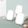 2PCS Mirrors Hd makeup mirror Simple arc cute dormitory wall hanging desktop can stand dual-use mirror