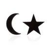 Puzzle Star Moon Pumpkin Ghost Male and Female Face Earrings Fashion Stainless Steel New Style