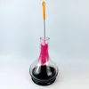 La più recente maniglia in acciaio inossidabile Anello portatile Spazzola per pulizia Scrub Asta di pulizia Poker Cleaner Per Bong in vetro Fumare Narghilè Tubo Hitter