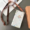 Beautiful Leather Crossbody iPhone Phone Bags Cases 15 14 13 12 11 16 17 18 Pro Max X Xs 8 7 plus Samsung S22 S21 S20 S23 S24 S25 S26 Note 10 20 Ultra Luxury Shoulder Bag