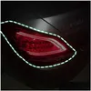 Car Badges Diy Reflective Stickers Anti Collision Warning Sticker Luminous Safety Tape Funny Decal Mobile Decals Gadges Drop Delivery Dhfwa