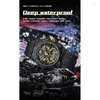 ساعات المعصم الأصلية الإبداعية التصميم للرجال للرجال Quartz Wristwatch Leather Lottrap Wathproof Watch Men Men