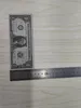 Copier de l'argent réel 1: 2 taille faux billets d'un dollar contrefaits accessoires jouets Tuufp