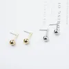 Boucles d'oreilles mode Punk Simple boule pour femmes géométrie plaquette métal oreille minimaliste Bijoux Brincos Bijoux cadeaux