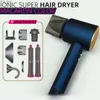 Hair Dryers 1600W 1.8m Professional Hair Dryers 220v Super Leafless Hair Dryer Home Travel Salon Styling Blow Drier Anion Electric Dryers