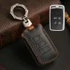 Genuine Leather Car Key Cover for Land Rover Range Rover Discovery 5 Sport 2018 2019 for Jaguar XEL E-PACE Shell Case Holder
