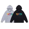 Trapstar hoodie designer original kvalitet mens hoodies tröjor trendiga regnbågen broderade byxor män kvinnor trulla