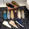 Designer-Kleiderschuhe für Damen, Herren, 10A-Slipper, 35–47, flache Absätze, hochwertige weiche Kaschmir-Schuhe, klassischer Schnallenstil, handgefertigt, atmungsaktiv, bequem, Freizeitschuh mit Box