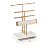 Smyckespåsar Display Stand 4 Tiers Halsband Armband Earring Organizer för butik Live Broadcast toalett Badrum