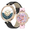 Smart Watches Fashion Smart Watch For Women Shinning Rhinestone Bluetooth Voice Call Smartwatch Heart Rate Monitoring Ladies Smart BraceletL2401