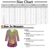 Women's T Shirts Fashionable V-Neck 3/4 Sleeved Work Clothes Pocket Printed Loose Tops Official Store Korean Reviews Many