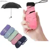 Umbrellas Mini Pocket Folding Umbrella Rain Small Fashion Women Men Parasol Girls Anti-UV Waterproof Windproof Portable Travel Umbrella