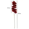 Decorative Flowers 9-Heads 69cm Artificial Butterfly Orchid Fake 3D Phalaenopsis Simulation Flower Real Touch Plants Wedding Home Christmas