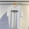 Bordado Impressão Buryess Casual MMS Camiseta com Monograma Impressão Manga Curta Top para Venda Mens Hip Hop Roupas Algodão Jiaduo Tamanho Asiático S-XXXXXL