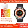 スマートウォッチW28 Pro Redondo Smart Watch Mennfc Bt Call Call Wireless Charging ECGラウンドスクリーンECG IP68スマートウォッチウォッチ8 Prol2401